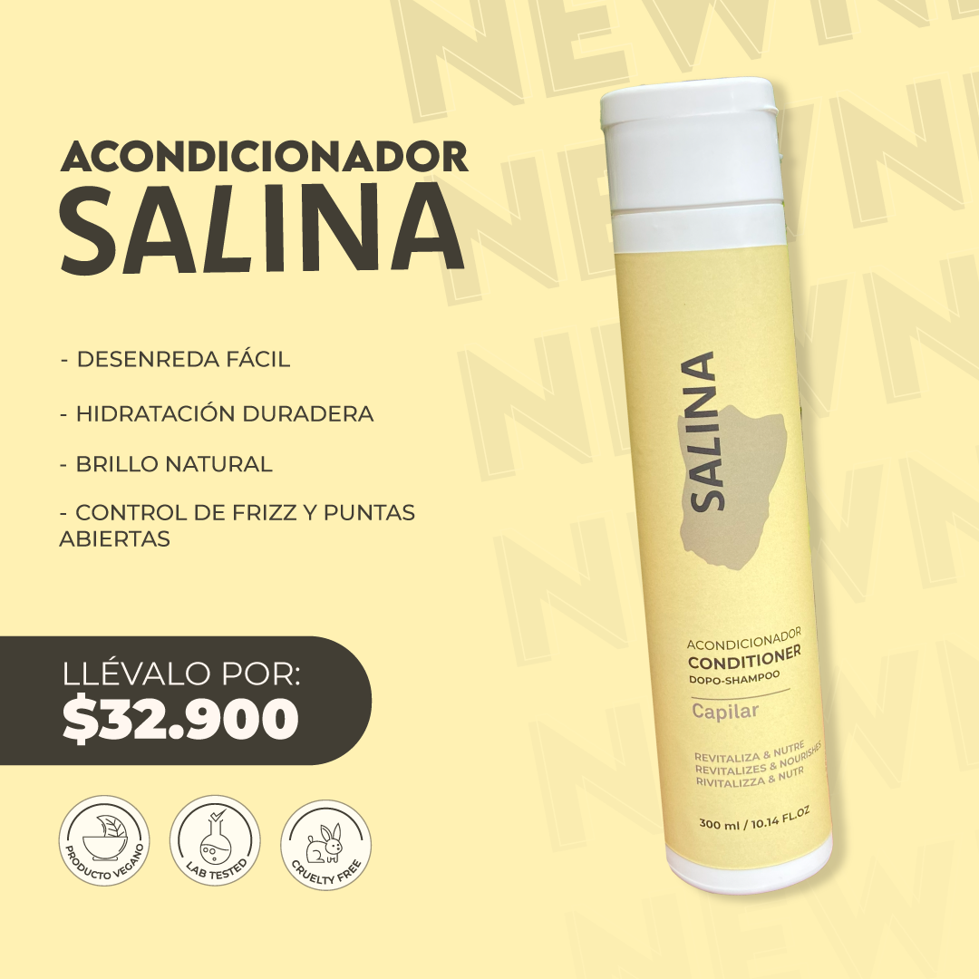 Acondicionador Salina Crespas 300ml