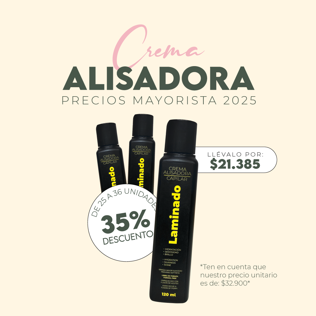 CREMA ALISADORA LZ 120ML Mayoristas 25 a 36 Unidades
