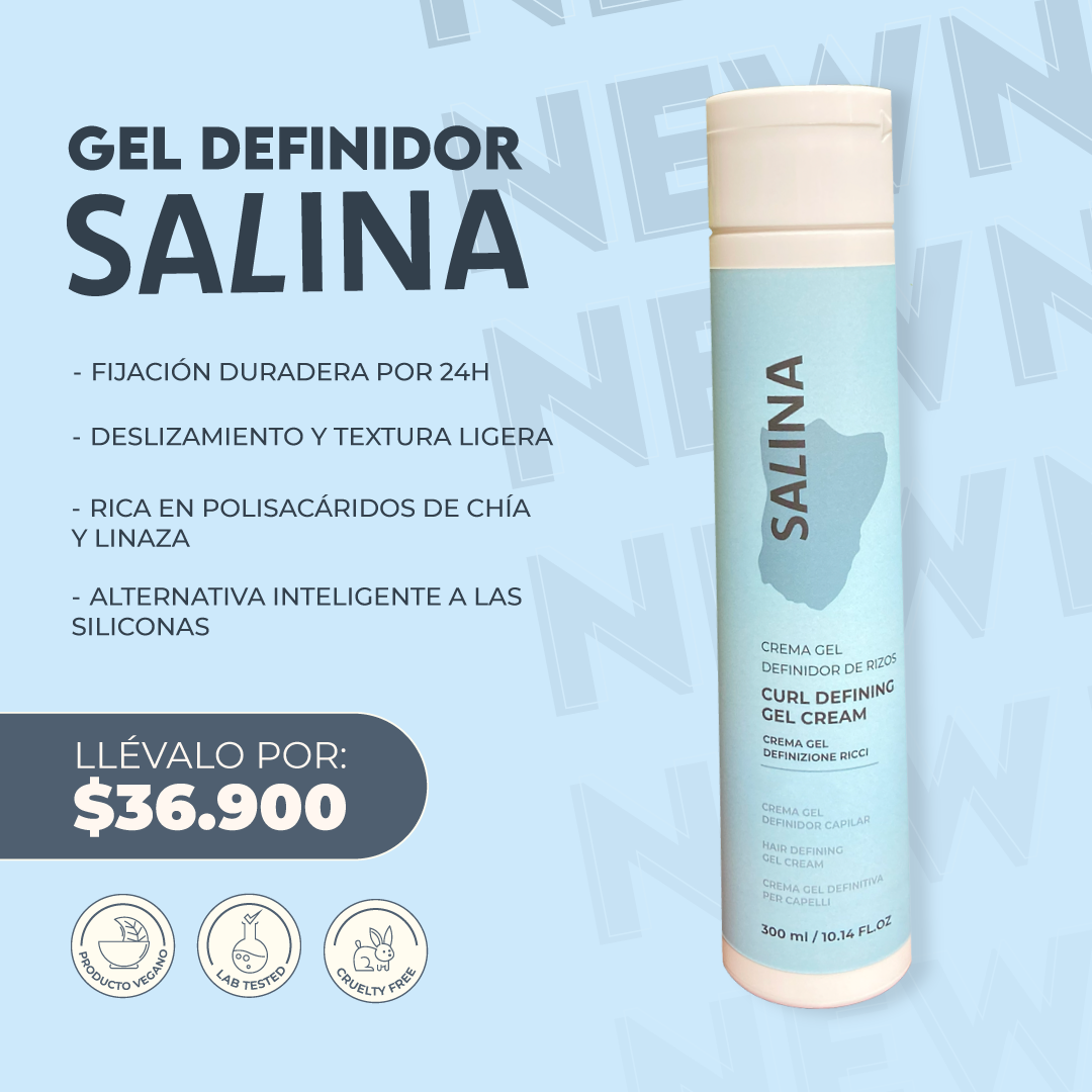 Crema Gel Definidor Salina Crespas 300ml