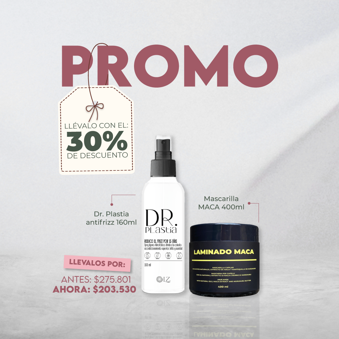 Promo kit Dr plastia 160 ML 30% + Maca 400ml
