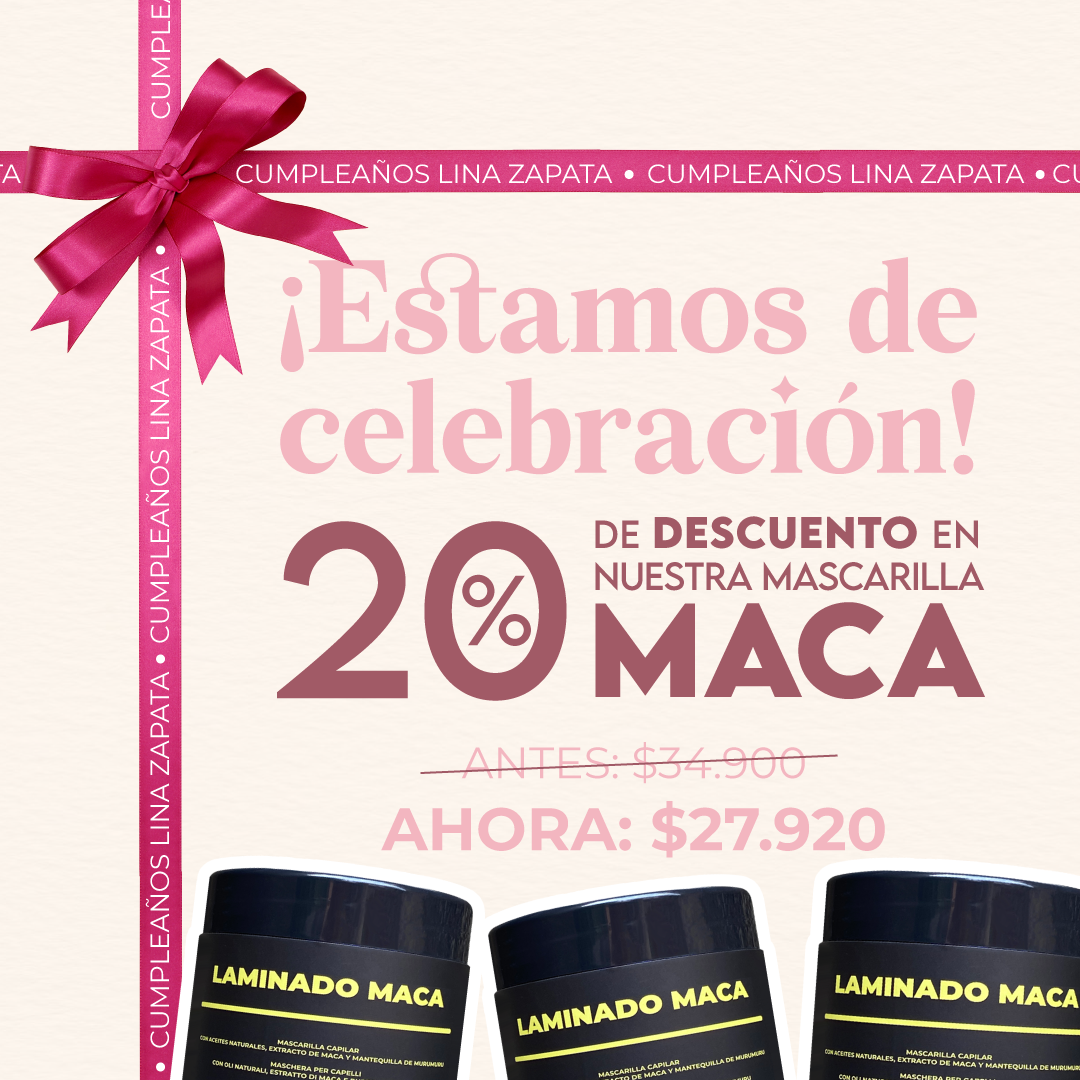 LAMINADO MACA 400ML - Regeneración capilar PROMO 20%OFF