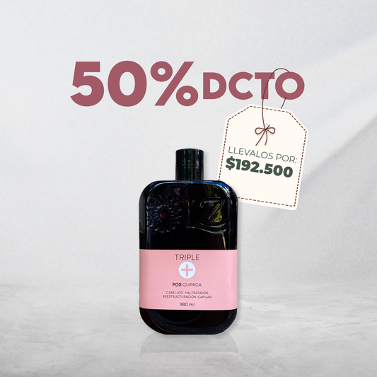 TRIPLE + POS QUÍMICA 980 ML 50% OFF
