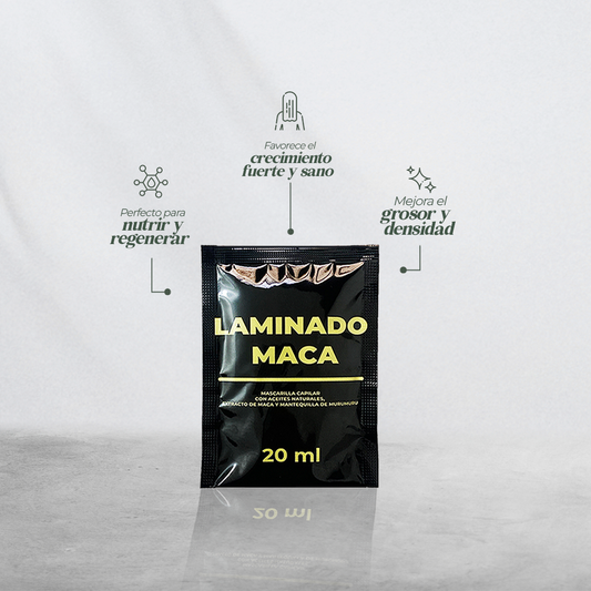 SACHET LAMINADO MACA 20ML- Regeneración capilar