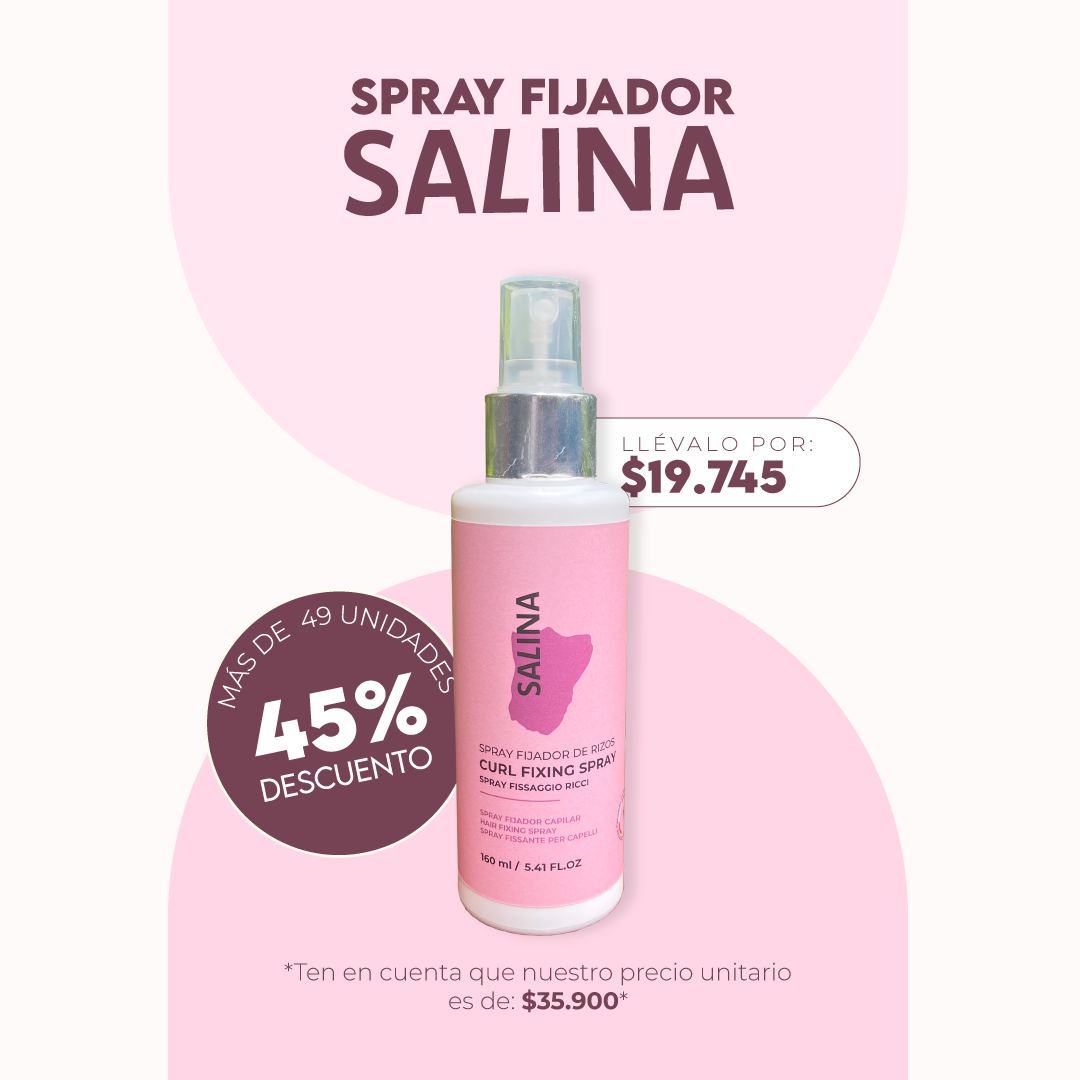 Spray Fijador de Rizos 160ml Mayorista +49 Unidades