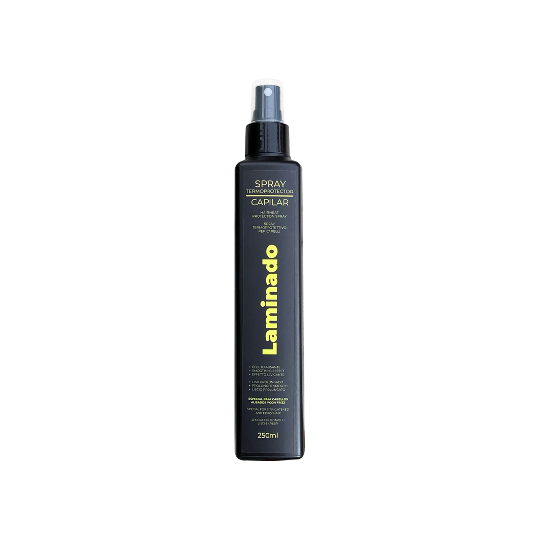 SPRAY TERMOPROTECTOR CAPILAR LAMINADO 250 ML MAYORISTA 37 UNIDADES