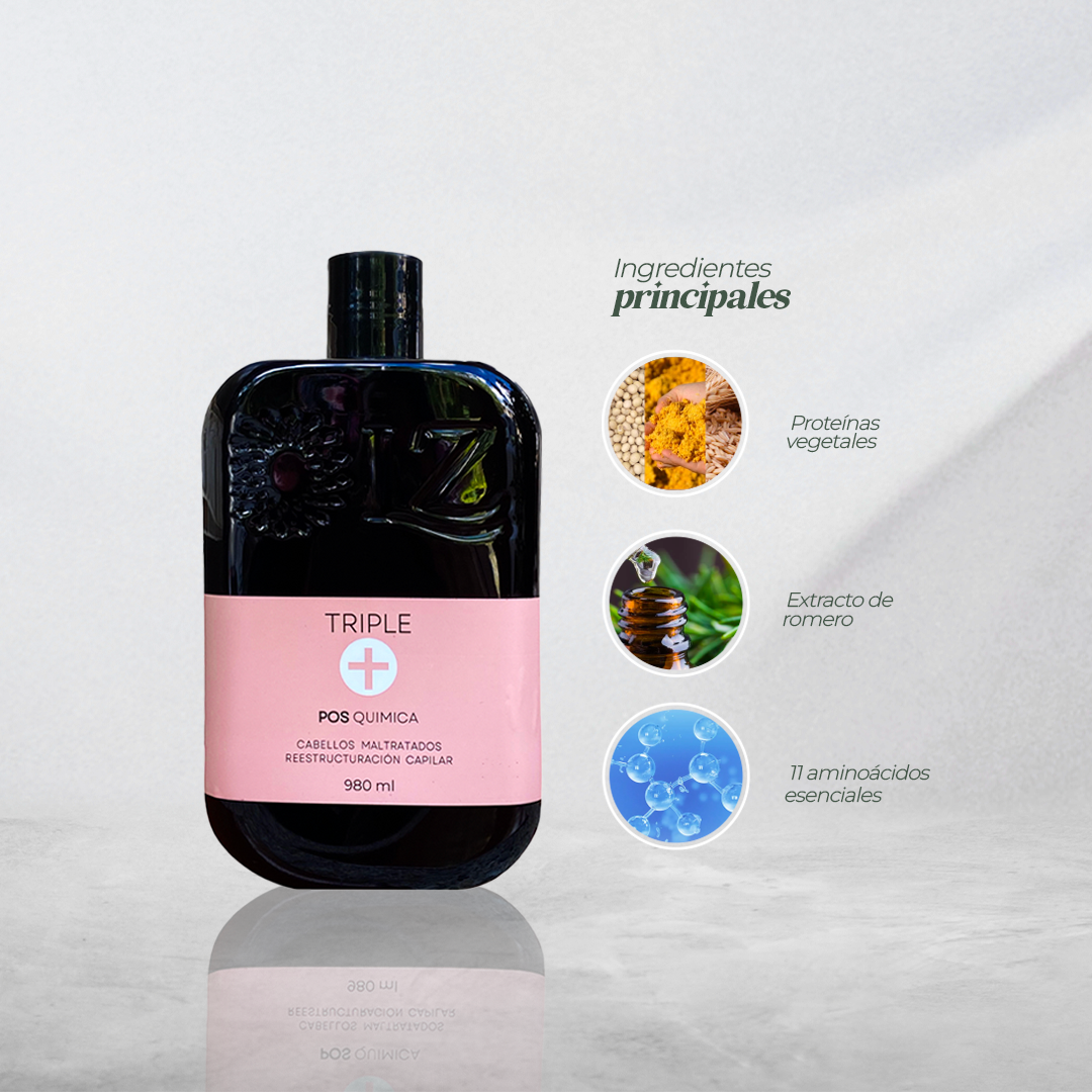 TRIPLE + POS QUÍMICA 980 ML 50% OFF