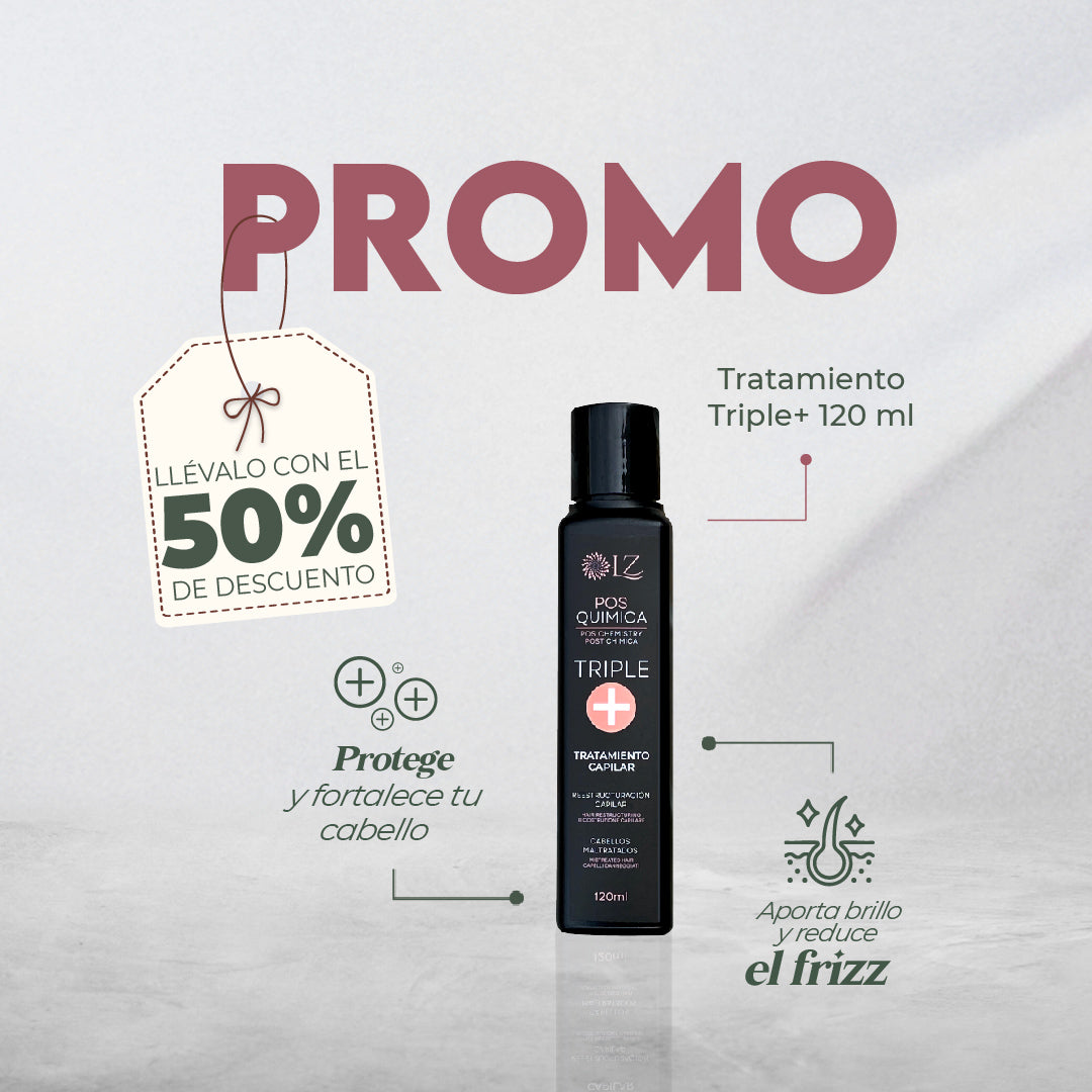 TRIPLE + POS QUÍMICA - Recupera tu cabello
