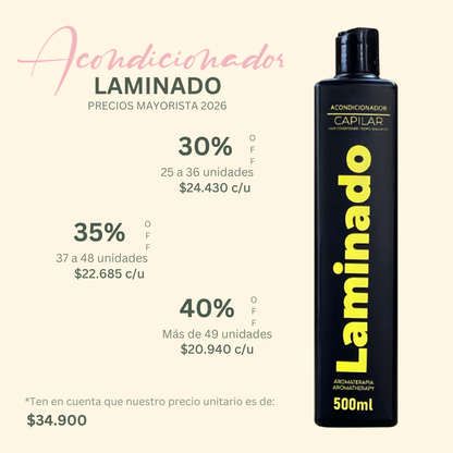 ACONDICIONADOR LAMINADO 500 ML MAYORISTA