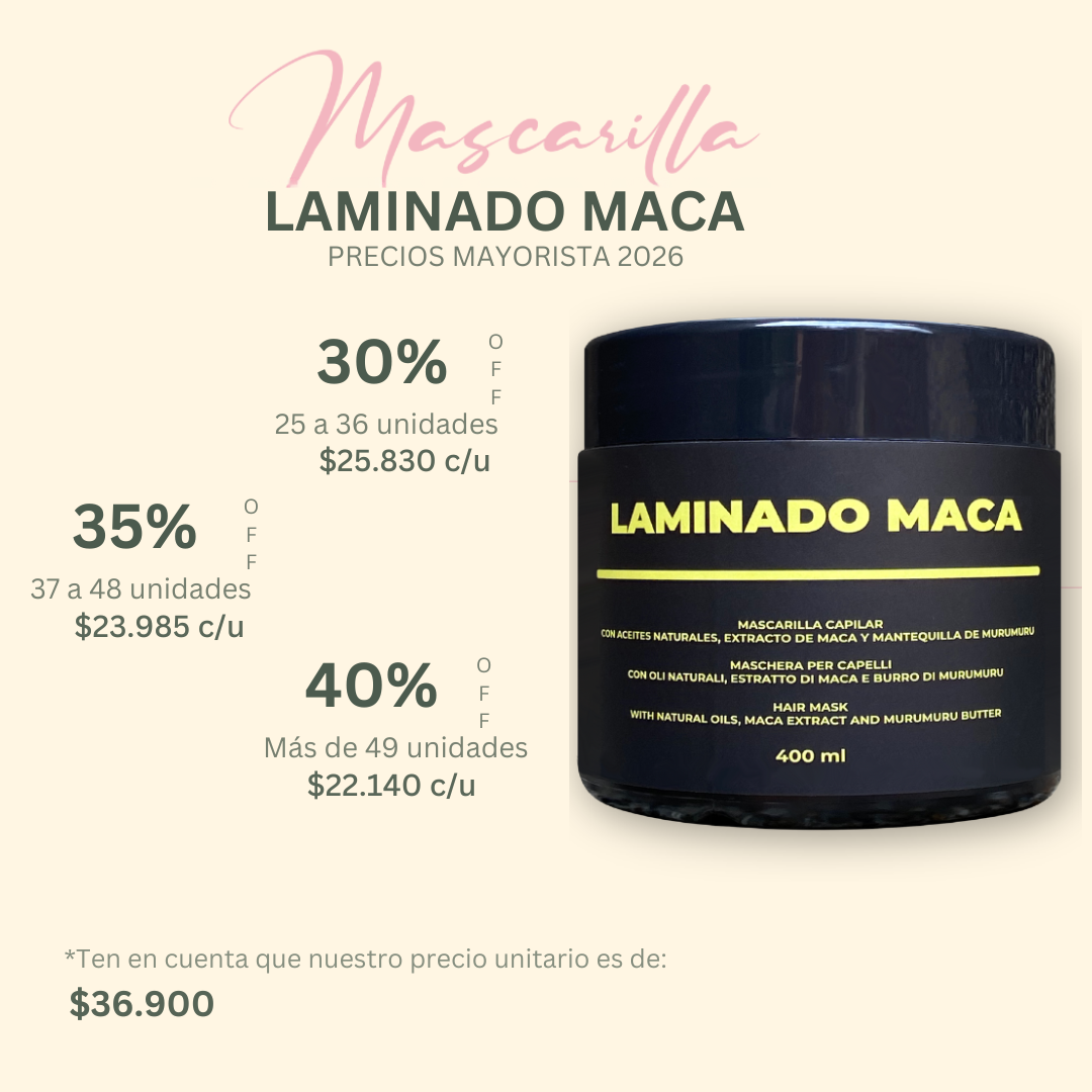 LAMINADO MACA 400ML MAYORISTA