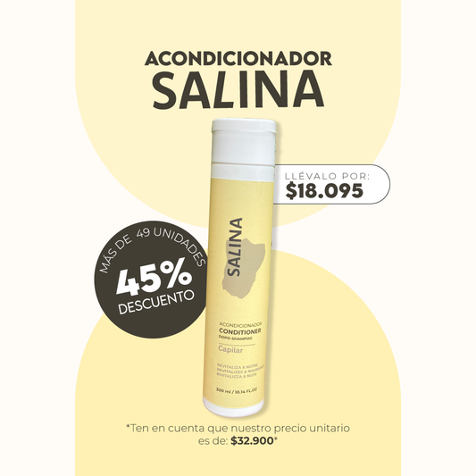 Acondicionador Salina Crespas 300ml Mayorista +49 Unidades