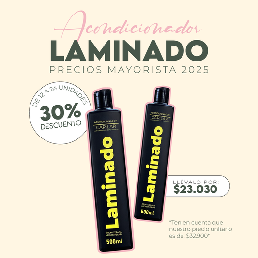 ACONDICIONADOR LAMINADO MAYORISTA 12 A 24 UNIDADES 500ML