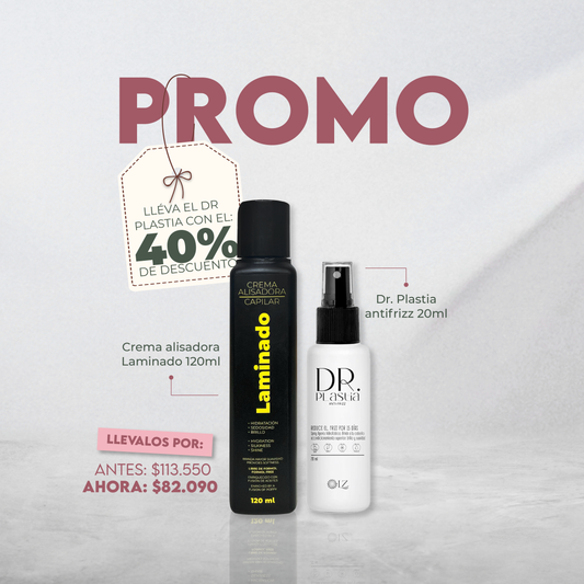 CREMA ALISADORA LAMINADO 120ML + DR PLASTIA 20ML
