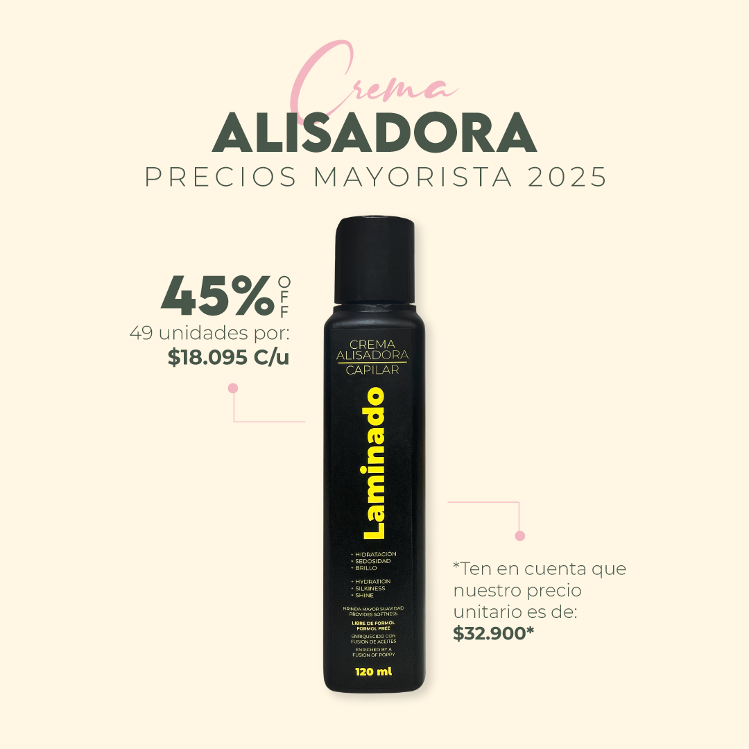 CREMA ALISADORA LZ 120ML Mayoristas x 49 Unidades
