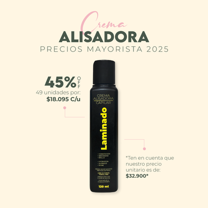 CREMA ALISADORA LZ 120ML Mayoristas x 49 Unidades