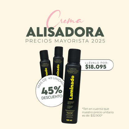 CREMA ALISADORA LZ 120ML Mayoristas por +49 Unidades