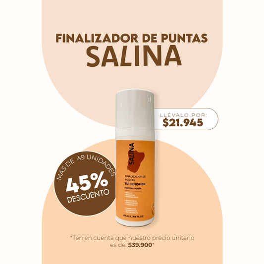 Finalizador de puntas para Rizos SALINA 50ml Mayorista +49 Unidades