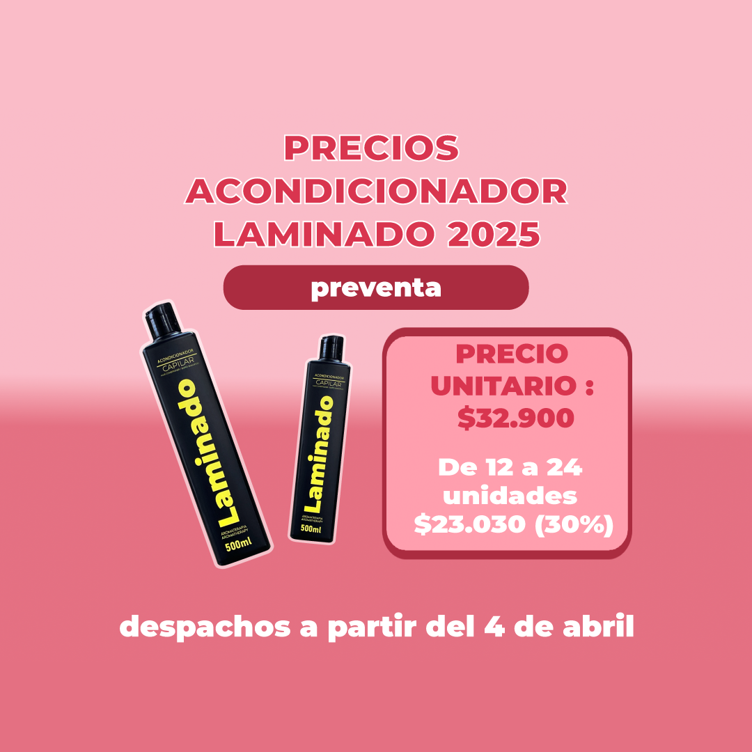 ACONDICIONADOR LAMINADO MAYORISTA 12 A 24 UNIDADES 500ML
