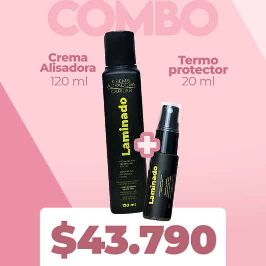 CREMA ALISADORA LAMINADO 120ml + TERMOPROTECTOR 20ml