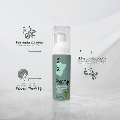 Espuma Capilar Fijadora Para Rizos 50ml