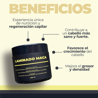 SACHET LAMINADO MACA 20ML- Regeneración capilar
