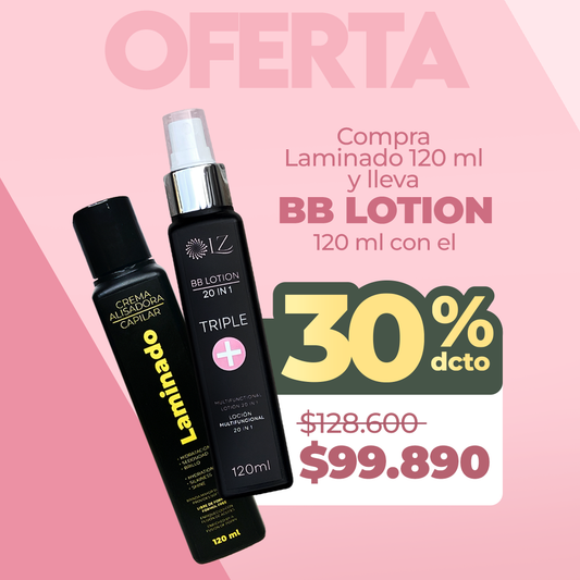 CREMA ALISADORA LAMINADO 120ML + BB Lotion 120ML