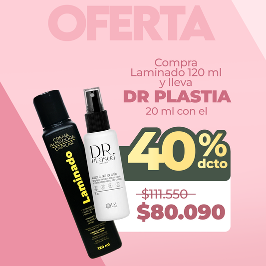 CREMA ALISADORA LAMINADO 120ML + DR PLASTIA 20ML