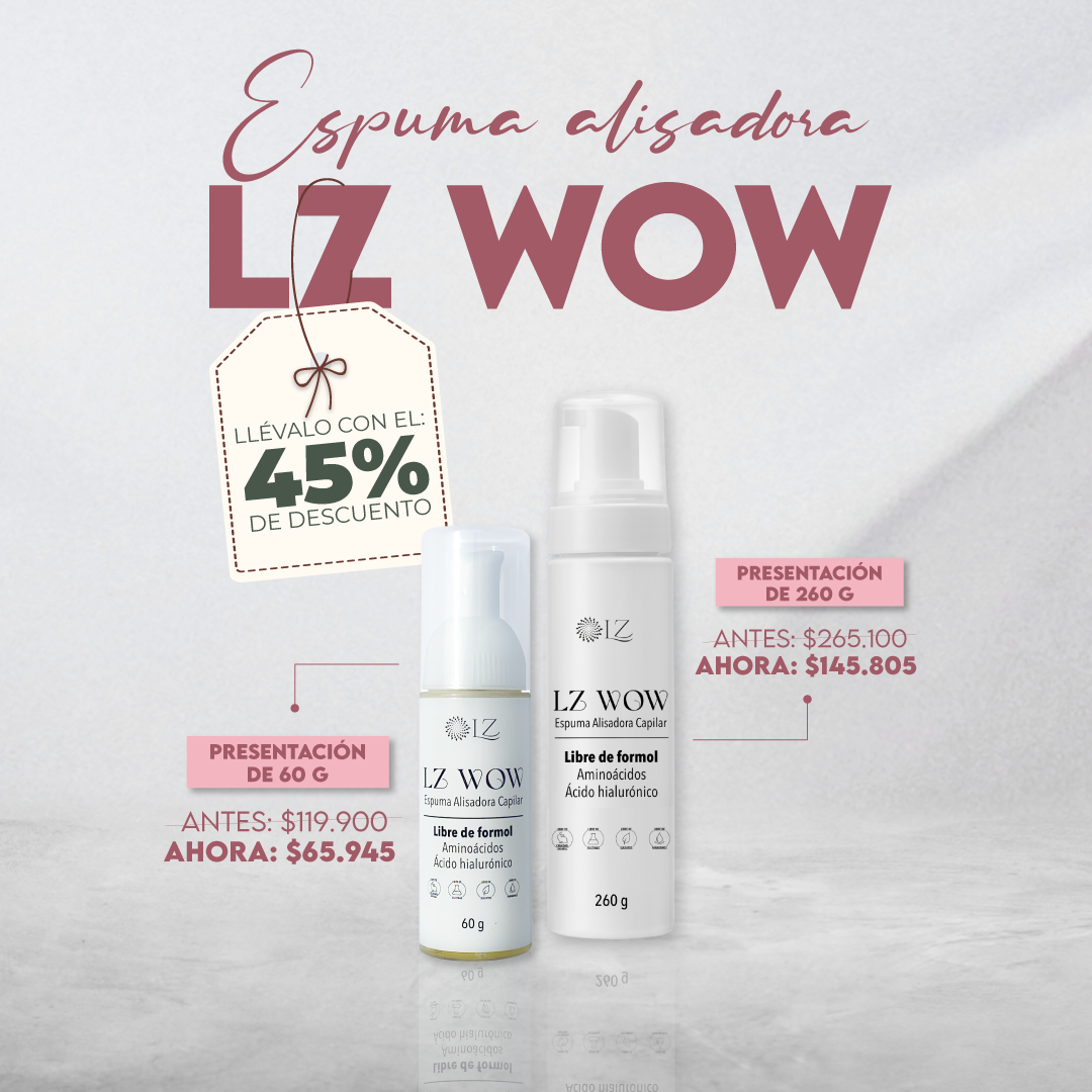 ESPUMA ALISADORA - LZ WOW