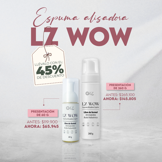 ESPUMA ALISADORA - LZ WOW