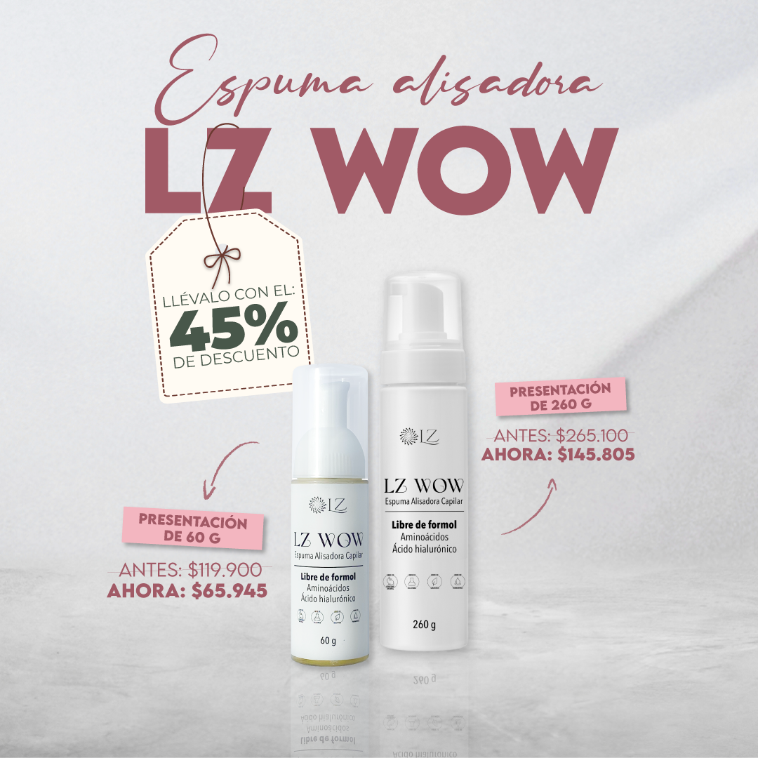 ESPUMA ALISADORA - LZ WOW