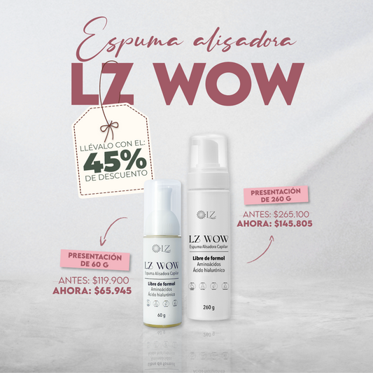 ESPUMA ALISADORA - LZ WOW