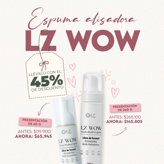 ESPUMA ALISADORA - LZ WOW