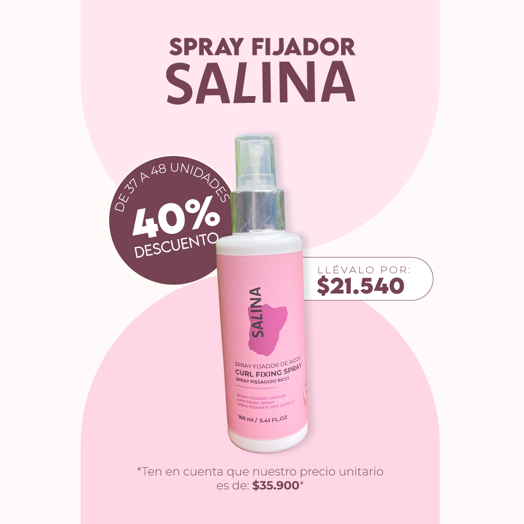 Spray Fijador de Rizos 160ml Mayorista 37 a 48 Unidades