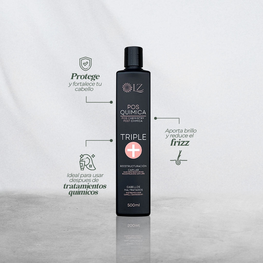 TRIPLE + POS QUÍMICA - Recupera tu cabello