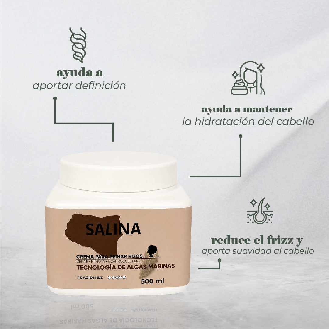 Crema para peinar capilar SALINA 500gr