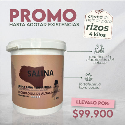 Crema para peinar capilar SALINA 4 kilos