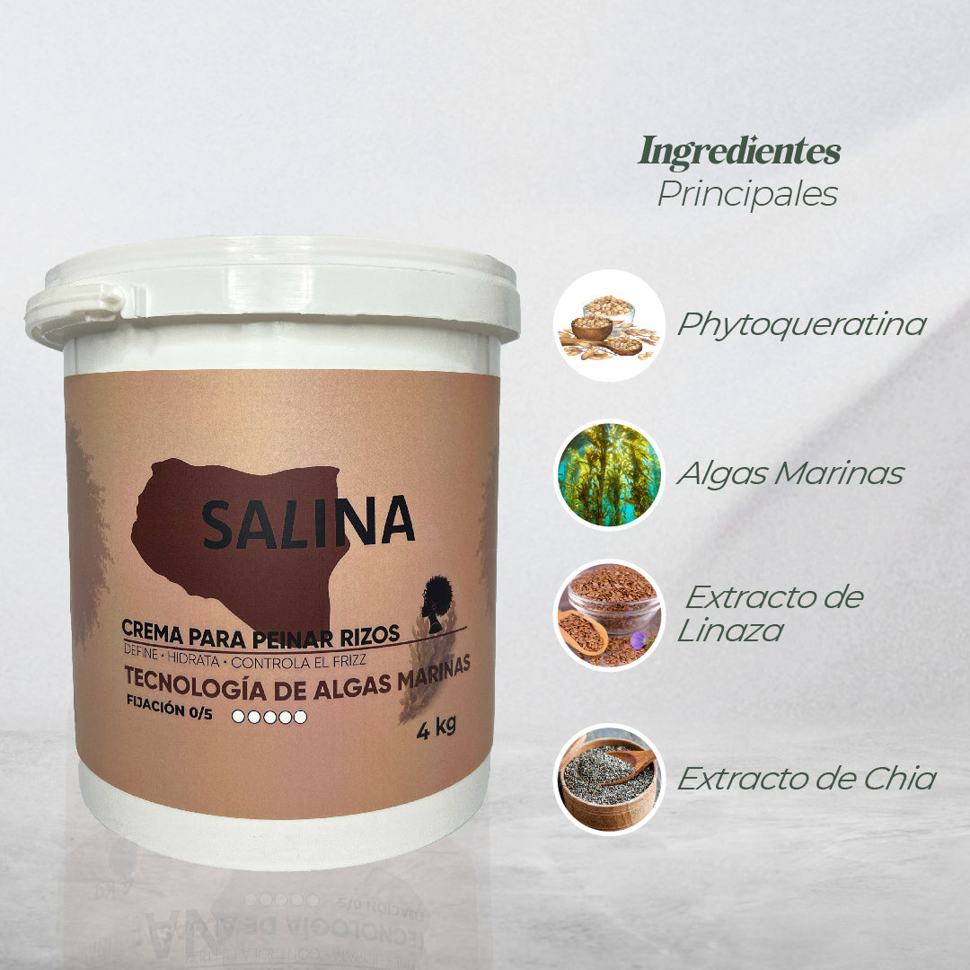 Crema para peinar capilar SALINA 4 kilos