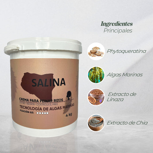 Crema para peinar capilar SALINA 4 kilos