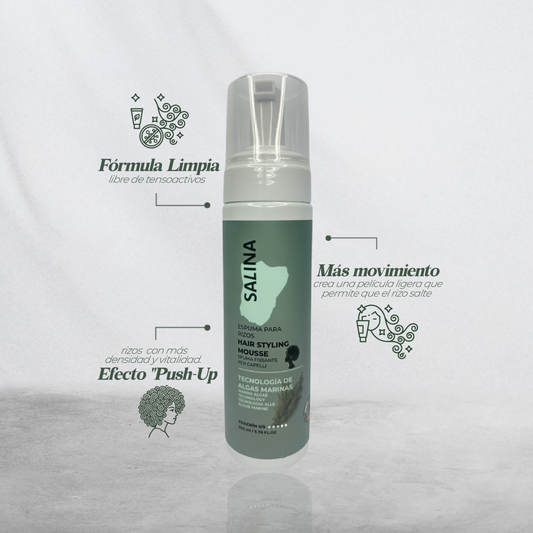 Espuma Capilar Fijadora Para Rizos 200ml