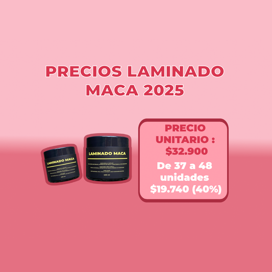 LAMINADO MACA 400ML MAYORISTA 37 a 48 UNIDADES