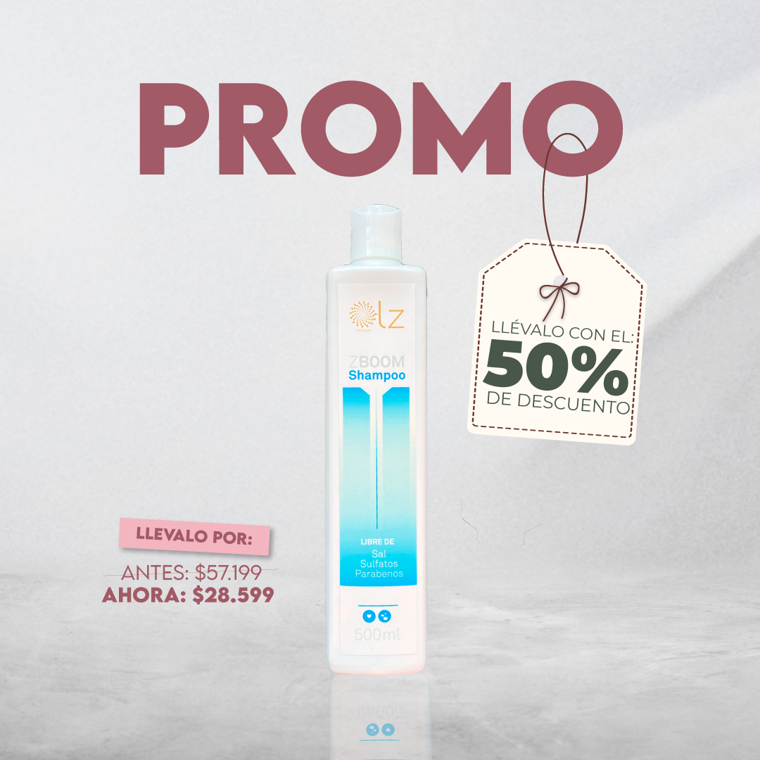 ZBOOM - SHAMPOO LIMPIEZA PROFUNDA 50% OFF