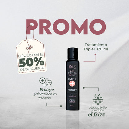 TRIPLE + POS QUÍMICA - Recupera tu cabello