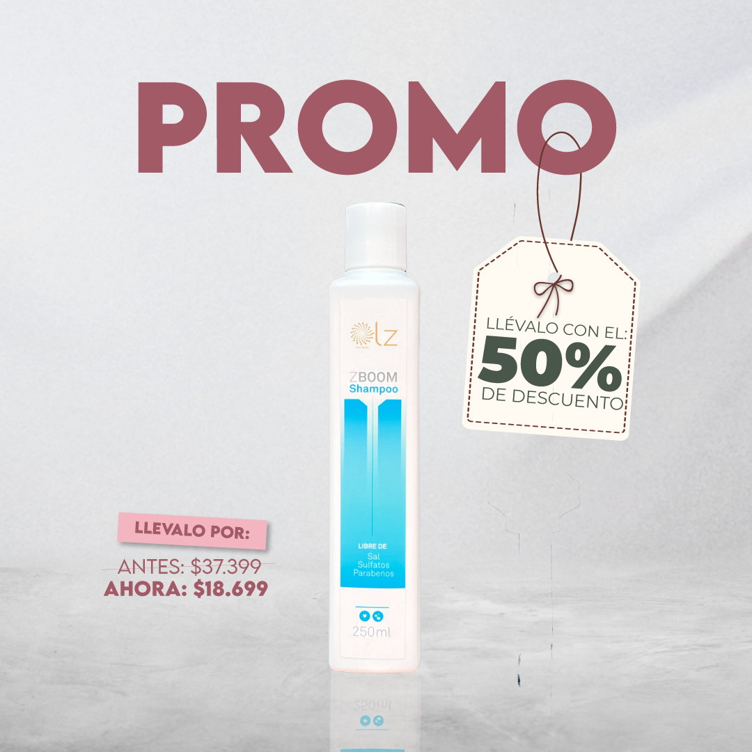 ZBOOM - SHAMPOO LIMPIEZA PROFUNDA 50% OFF
