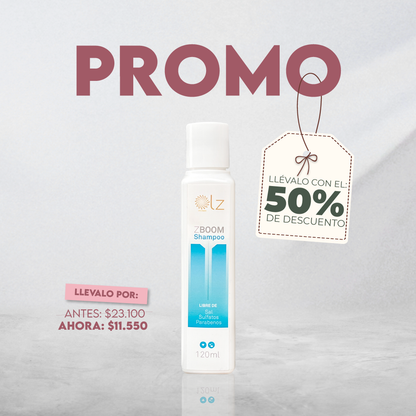 ZBOOM - SHAMPOO LIMPIEZA PROFUNDA 50% OFF